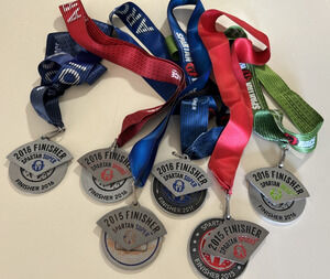 Spartan Race Finisher Sprint, Super, Beast Medals 2016, 2015